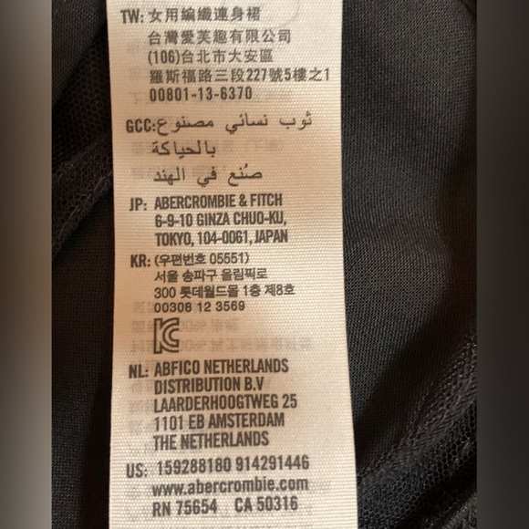 Abercrombie & Fitch Gray Beaded Mini Dress. Fully Lined. Size- XS - Picture 10 of 10